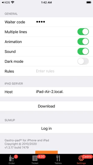 Gastro-pad Remote screenshot 4