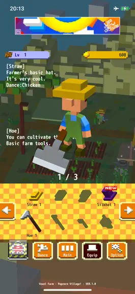 Game screenshot Voxel Farm - Popcorn Village - apk