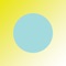 Circle the blue dot with the yellow dots before it escapes