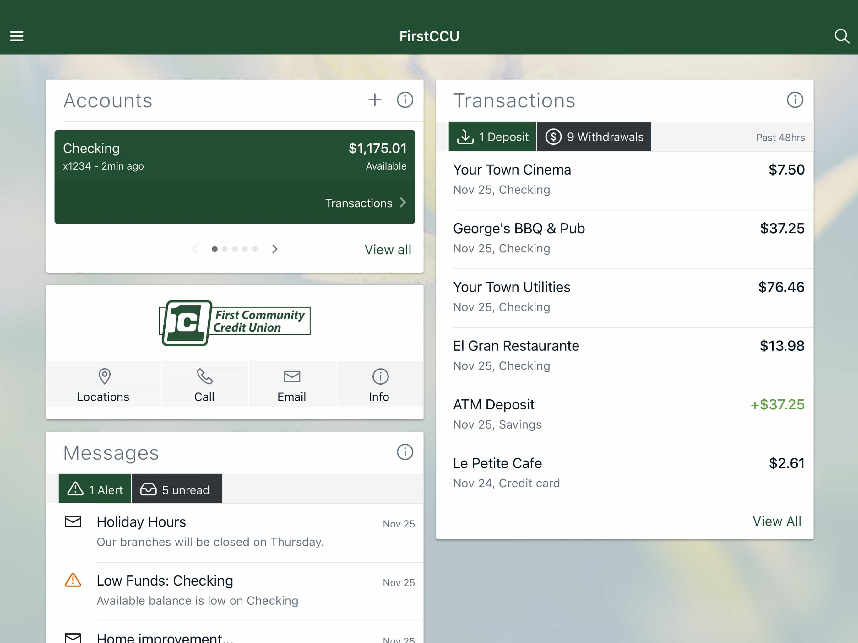 FirstCCU screenshot 6