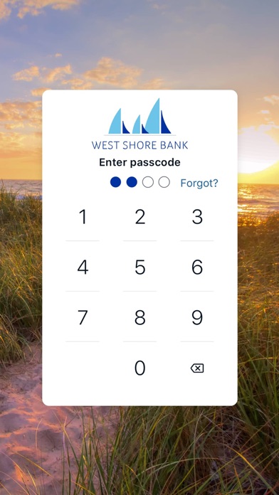 West Shore Bank Touch Screenshot