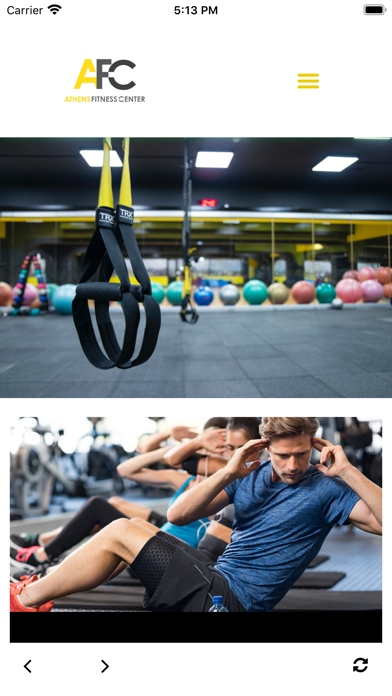 Screenshot #1 pour AFC Athens Fitness Center