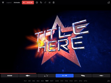 T-Jam Live Intro Movie Maker iPad screenshot