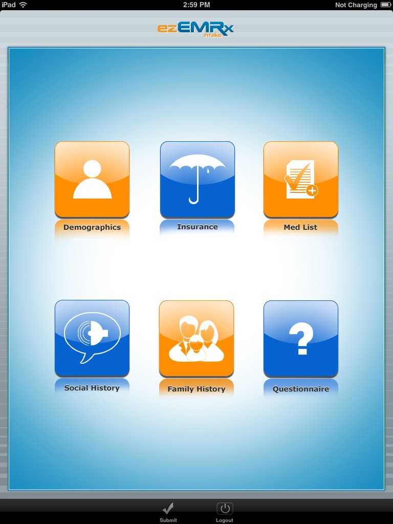 ezEMRxIntake screenshot 3