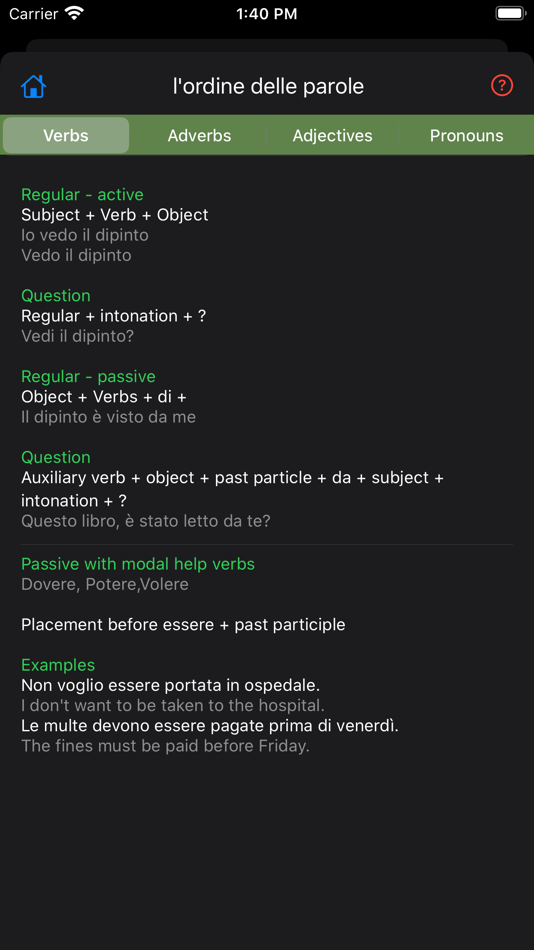 #8. Italian grammar - gramIT (iOS) 由: zlent solutions oü