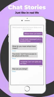 hoot: scary text chat stories iphone screenshot 1