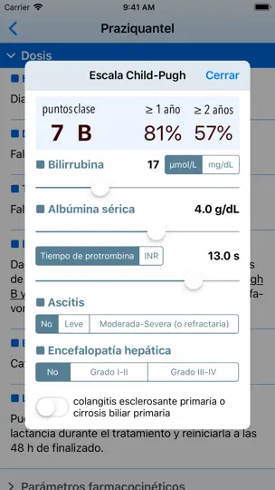 Captura de pantalla de Guía Mensa en iPhone 5