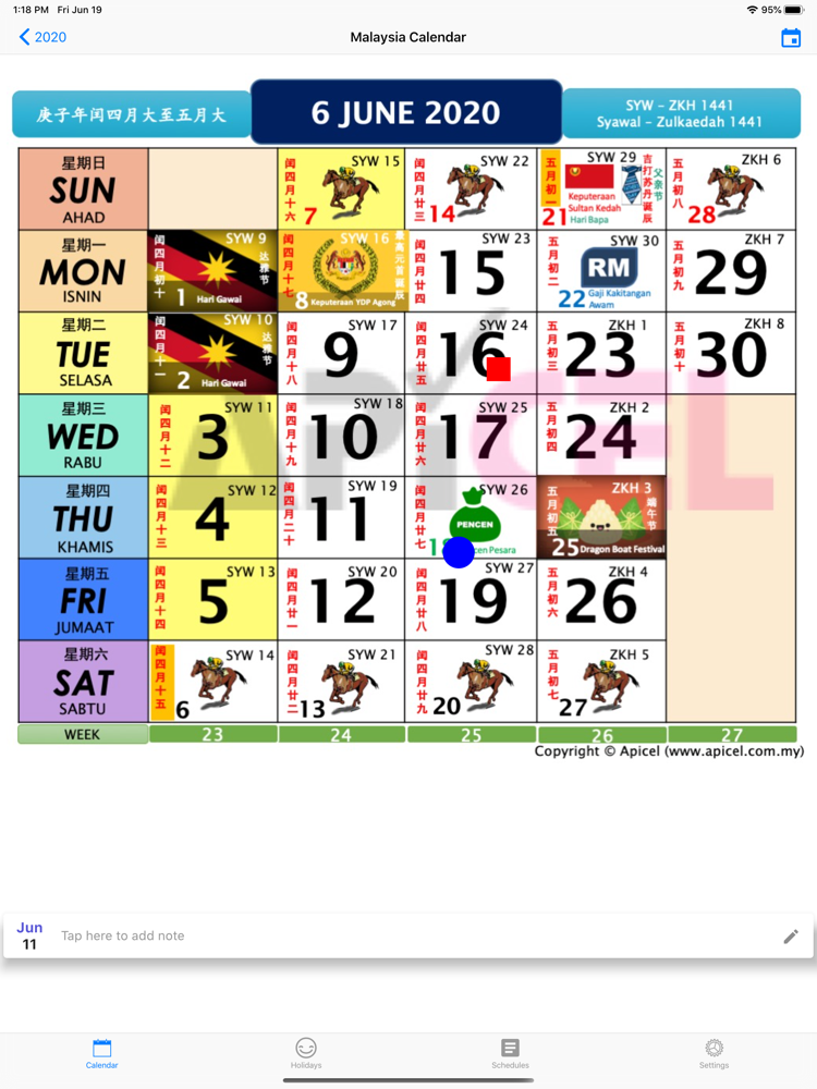 Malaysia Calendar 2023 Holiday App for iPhone - Free Download Malaysia ...