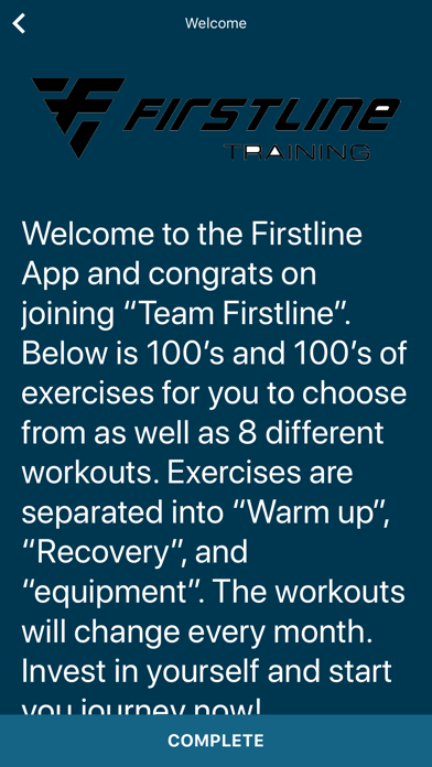 Firstline Training Screenshot