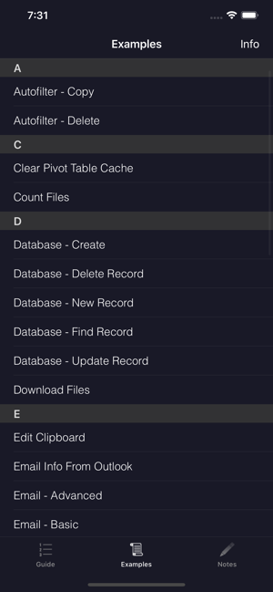 ‎VBA Guide For Excel Screenshot