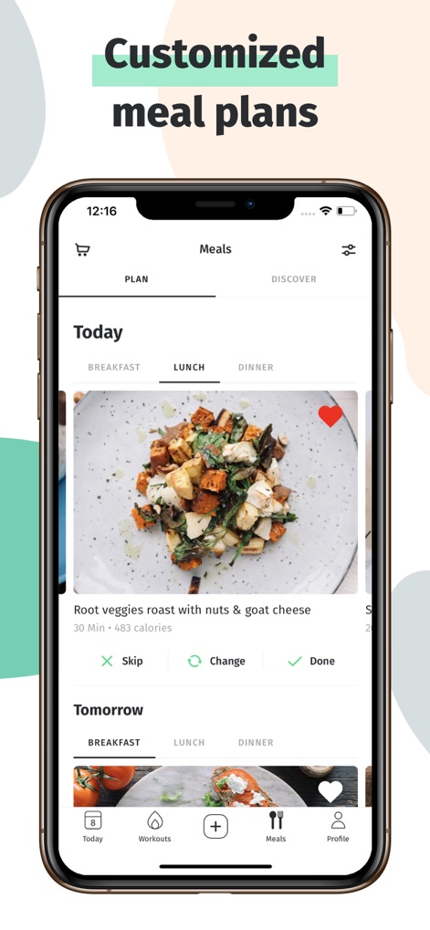 8fit Workouts & Meal Planner - Custom Meal Planning