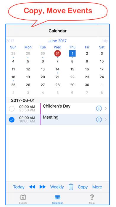 Calendar Tools Screenshot