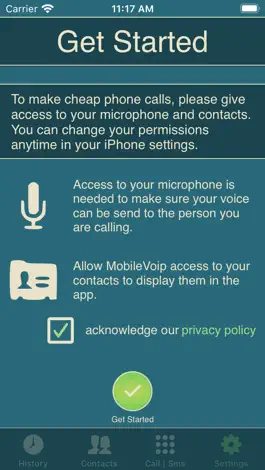 Game screenshot MobiCalls Cheap calls mod apk