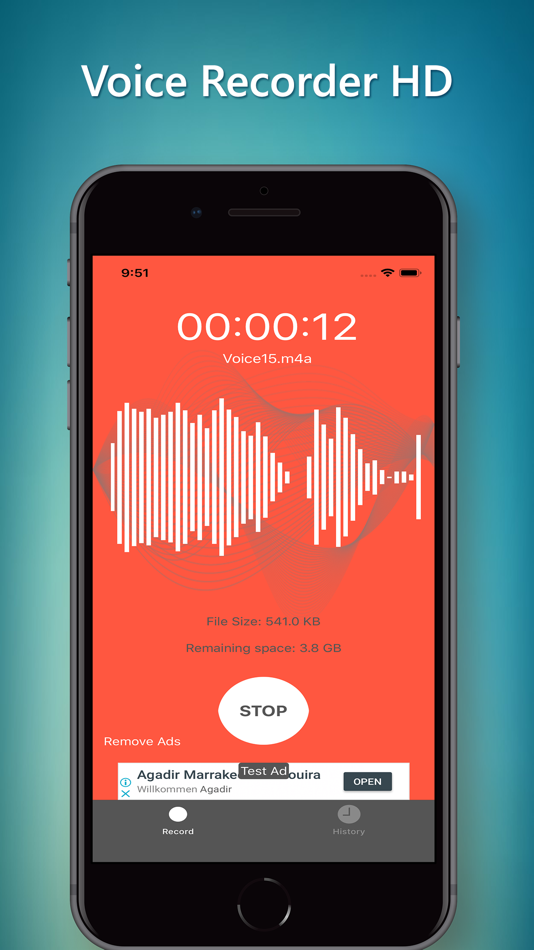 Voice Recorder HD! - 2.0 - (iOS)