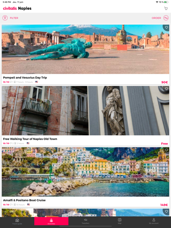Naples Guide by Civitatis.com iPad screenshot 2 - Travel app