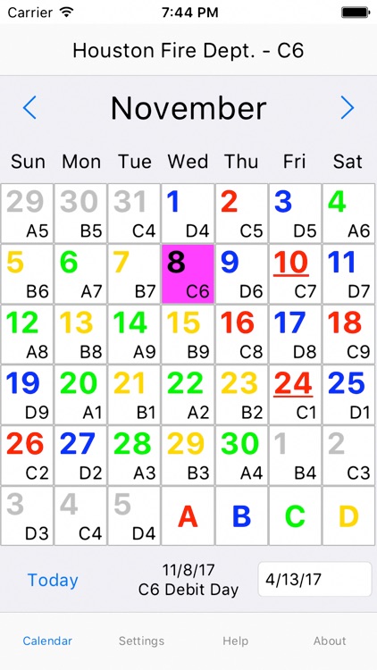 ShiftCal® for Houston Fire screenshot-4