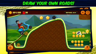 Road Draw: Hill Climb Rider screenshot 4