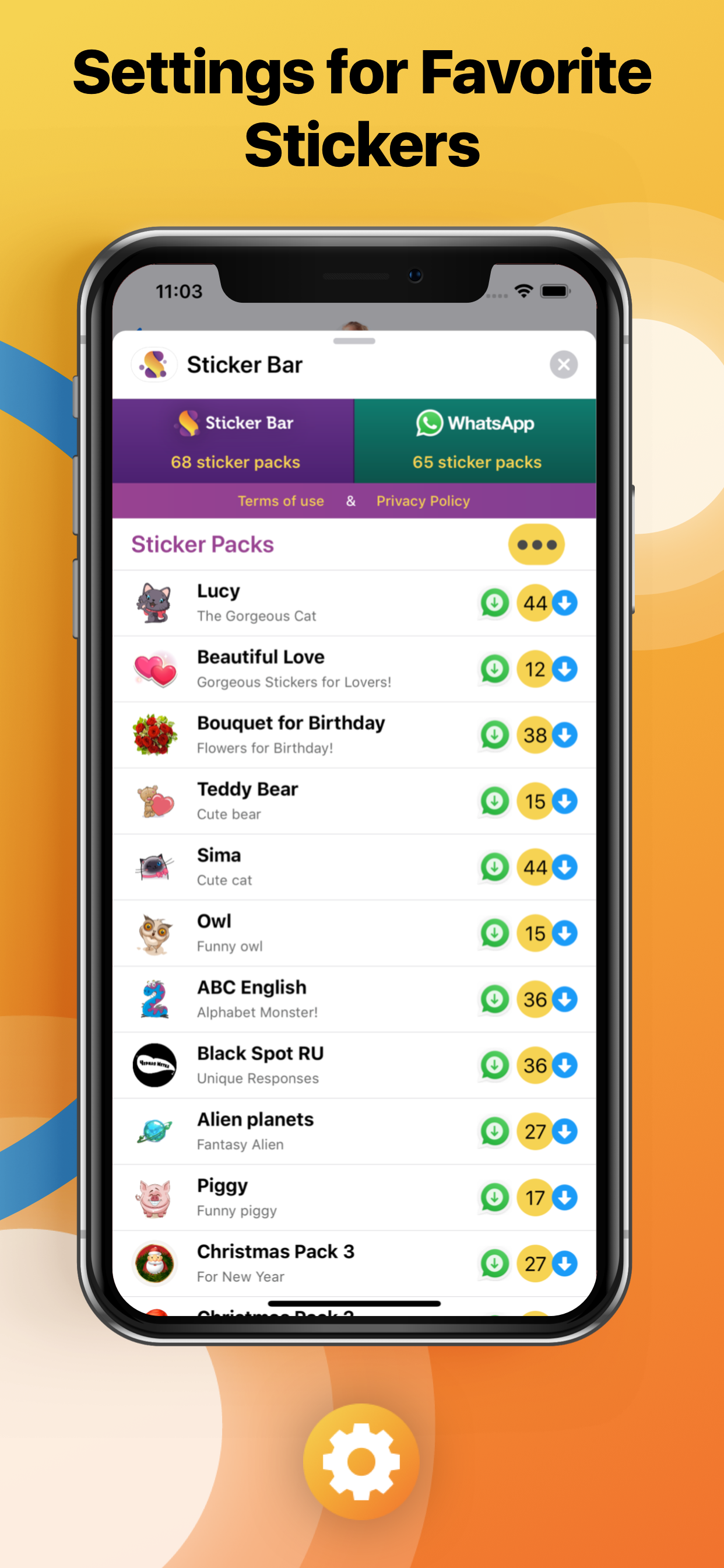 Sticker Bar: Send Еmotions! screenshot 5