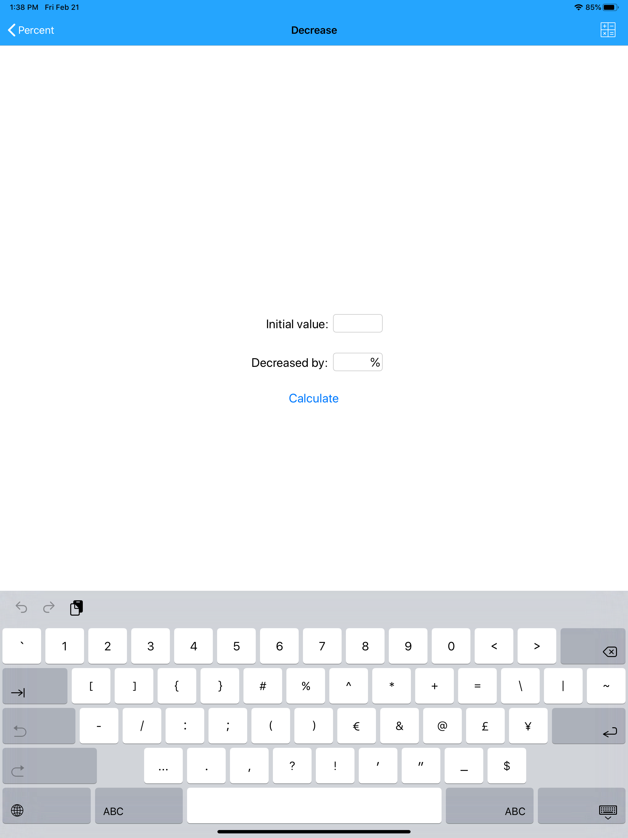 Percent % screenshot 7