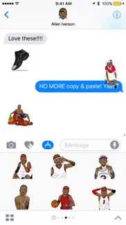 allen iverson™ - moji stickers problems & solutions and troubleshooting guide - 1