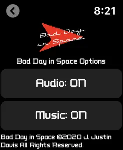 Bad Day In Space screenshot #3 for Apple Watch