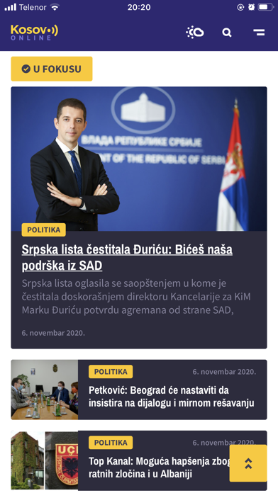 Kosovo Online Screenshot