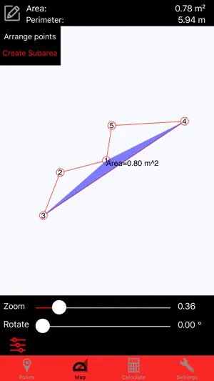iTopography - Area Calculator screenshot 4