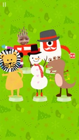 Christmas Paperman Art Game screenshot