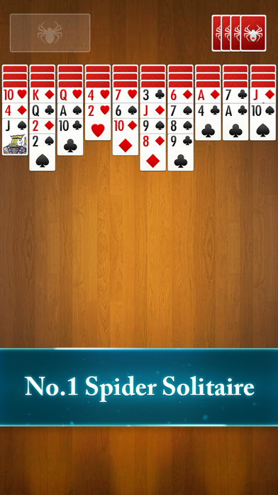 Spider Solitaire․ Screenshot