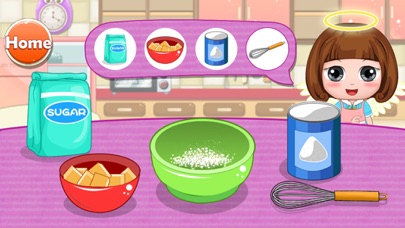 How to cancel & delete Belle little angel dessert maker - free kids game from iphone & ipad 1