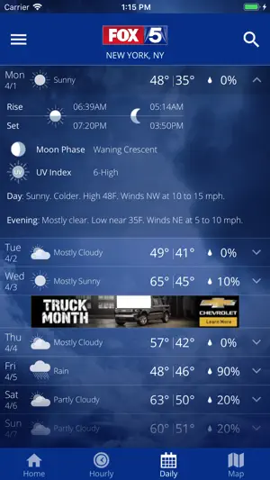 FOX 5 New York: Weather screenshot 4