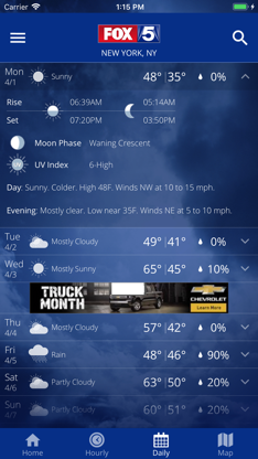 FOX 5 New York: Weather screenshot 4