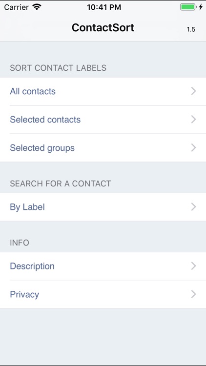 ContactSort