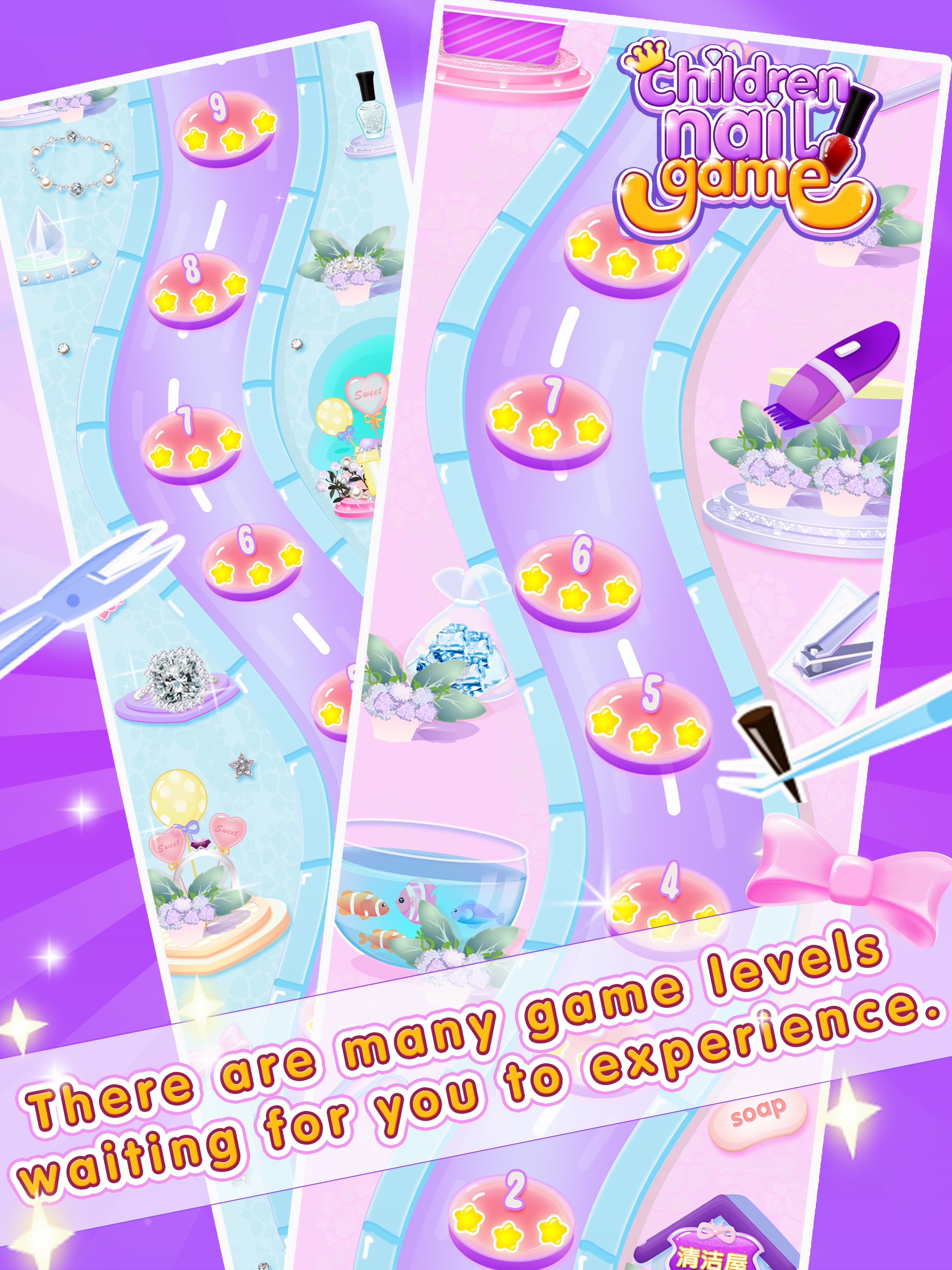 Children's nail game_dress up
