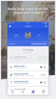 foursquare city guide iphone resimleri 3