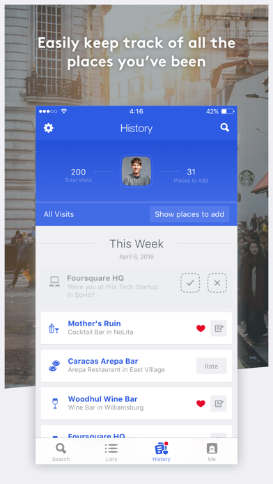 Foursquare City Guide Screenshot