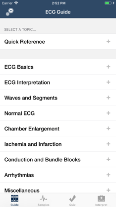 ECG Guide screenshot 2