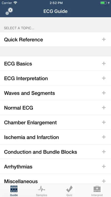 ECG Guide screenshot 2 of 3