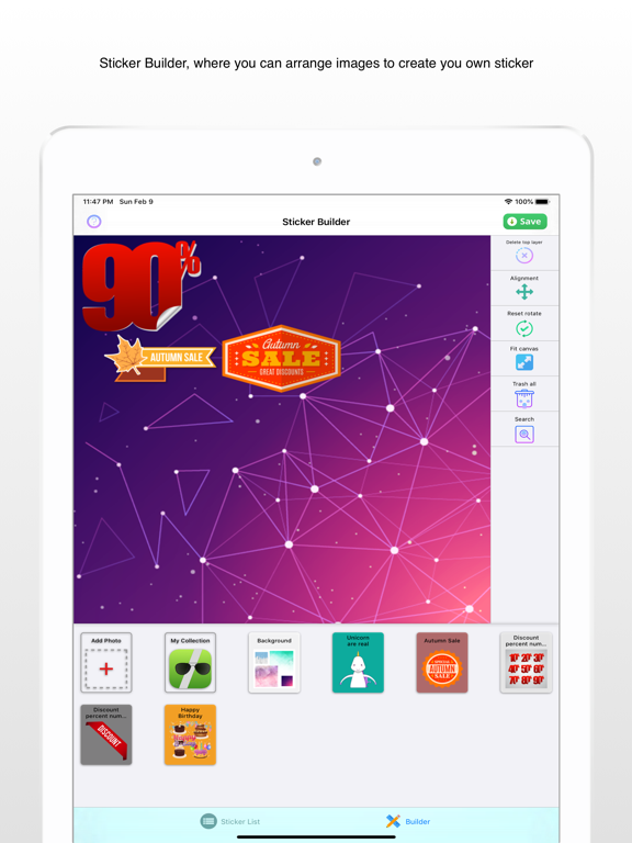 Screenshot #6 pour CC Sticker