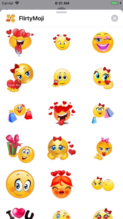 FlirtyMoji - Flirting Emojis screenshot-4