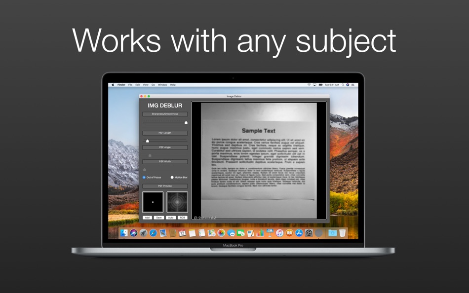 #1. Image Deblur - Blurred & Shaky (macOS) 由: GENOVA Softworks