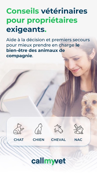 Screenshot #1 pour Callmyvet, vétérinaires 24h/24