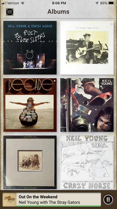 Neil Young Archives screenshot 4