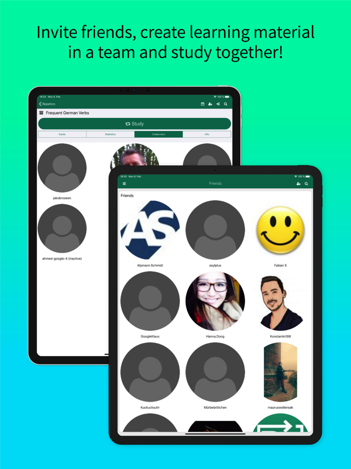 Repetico - Study flashcards