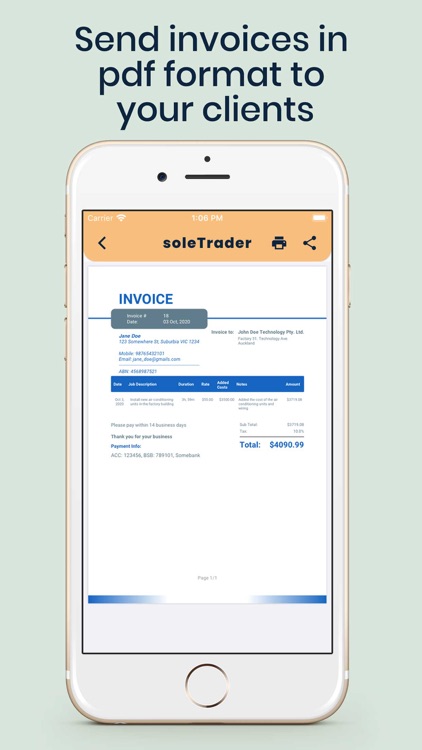 Sole Trader - Quotes, Invoices screenshot-5