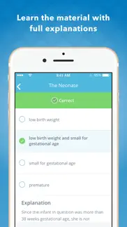 usmle pediatrics q&a by lange iphone screenshot 3
