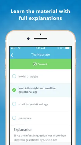 Game screenshot USMLE Pediatrics Q&A by LANGE hack