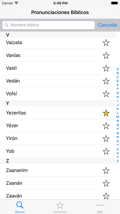 Screenshot #1 pour Pronunciaciones Bíblicos