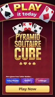 pyramid solitaire cube iphone screenshot 1