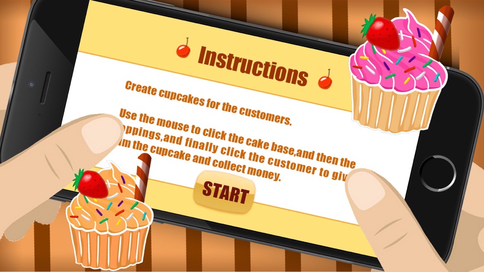 #3. Cupcake Frenzy Game (iOS) Podle: hong chen